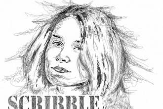 Выполню портрет в стиле Scribble Art