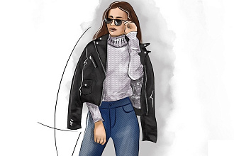 Fashion иллюстрация