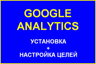 Установка Google Analytics + настройка целей