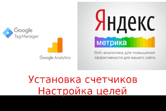 Установка счетчиков и настройка целей ЯндексМетрики и Google Analytics