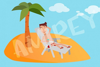 Векторная иллюстрация в стиле флэт