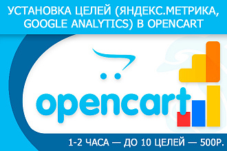 Установка целей Яндекс Метрика, Google Analytics в OpenCart, ocStore