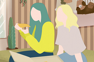 2D иллюстрация, создание персонажа