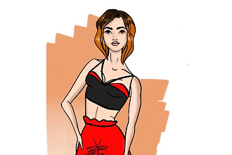 Нарисую fashion-иллюстрацию
