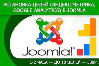 Установка целей - Яндекс Метрика, Google Analytics - в CMS Joomla