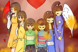 Иллюстрация в стиле Аниме