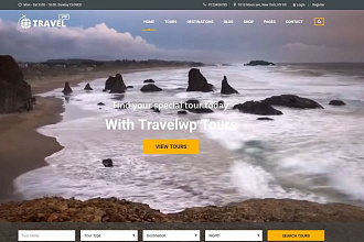 ТОП 11 Премиум шаблонов на тему Туризма WordPress
