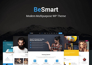 Besmart V1. 7 - шаблон WordPress продвижение мобильных приложений
