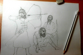Делаю скетчи, эскизы, различные рисунки карандашом, смогу портрет