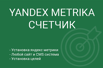 Установка счетчик Яндекс Метрика