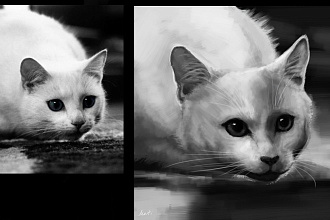 Нарисую вашего питомца по фотографии