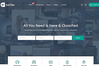 Adifier - Classified Ads - Доска объявлений WordPress с метками карты