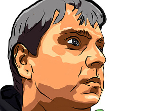 Напишу портрет в стиле мультфильма, стиле pop art, в стиле GTA