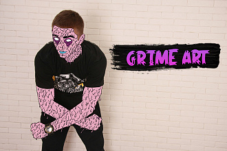 Рисую Grime Art