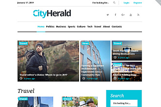 Премиум тема CityHelard для Wordpress + бонус