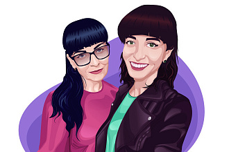 Нарисую векторный портрет, портрет в Photoshop