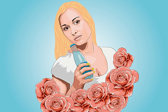 Портрет по фото. Digital Art