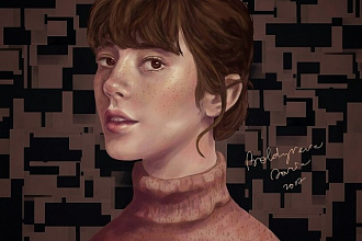 Нарисую портрет в Photoshop Illustrator