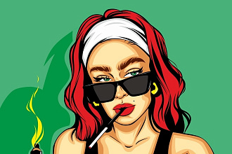 Напишу уникальный портрет в Pop Art и Beauty Art стиле
