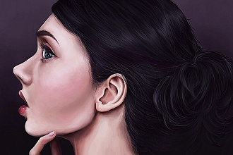 Digital art,портрет,иллюстрация