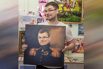 Фотомонтаж для последующей печати картины