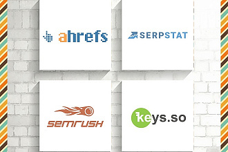 Ahrefs +Semrush +Serpstat +Keys. so - почти 50 отчетов за 500 руб