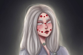 Нарисую портрет. Скетч, лайнарт, полный портрет с покрасом