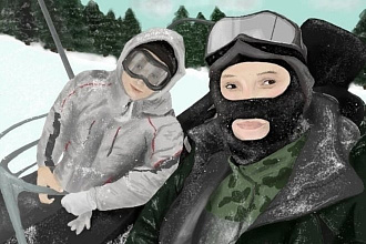 Портрет в стиле digital art