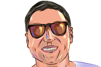 Портрет в стиле Digital art