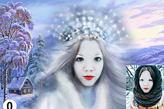 Портрет в стиле Dream Art. Дрим-арт