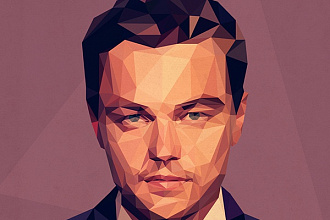 Создам портрет в стиле Low Poly