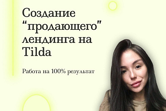 Создание лендинга Под ключ. Который продает