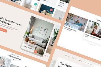 Уникальный дизайн Landing page в Figma или adobe xd