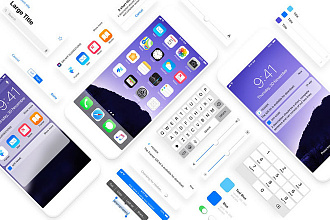 UI дизайн одного экрана мобильного приложения под iOS или Android