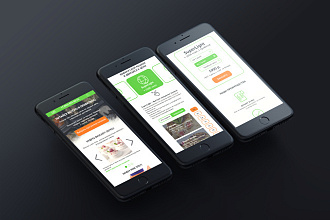 Дизайн Landing page в PSD или Figma один блок