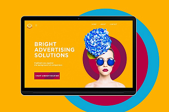 Уникальный дизайн Landing Page и Сайта.PSD