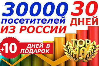 15000 качественных посещений с Москвы+МО Трафик по поисковым запросам