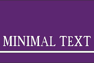 Баннер в минималистичном и строгом дизайне выражающий суть предложения