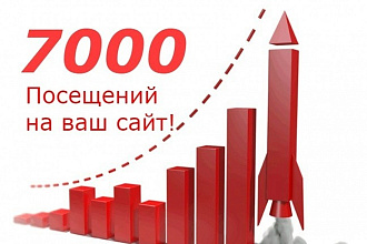 Приведу 7000 - Уникальных посетителей на ваш сайт в течение недели