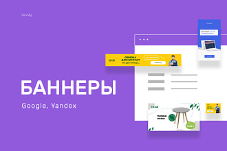 Разработка адаптивных баннеров для Google AdWords и Яндекс РСЯ