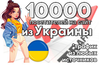 Трафик на сайт из Украины. Посетители из поисковиков
