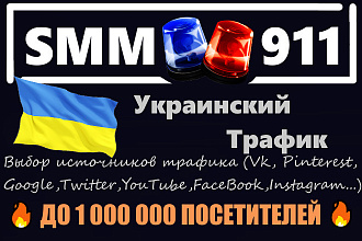 3000 Уникальных посетителей на сайт из Украины + Источники трафика