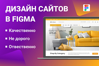 Дизайн сайтов в Figma