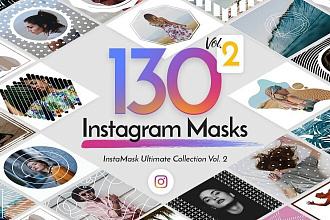 Коллекция из 130 масок Instagram