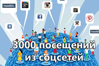 Мобильный поисковый трафик на сайт - 3000 посетителей за 30 дней