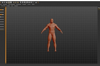 Создам 3D модель человека