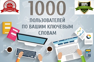 900-1000 посещений на Ваш сайт в течение 10 дней