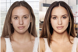 Отретуширую любую фотографию портрет ,изменю фон,цветокоррекция
