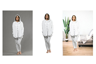 Обработка фото - Удалить и заменить фон