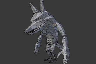 Создам модель в Blender 3D